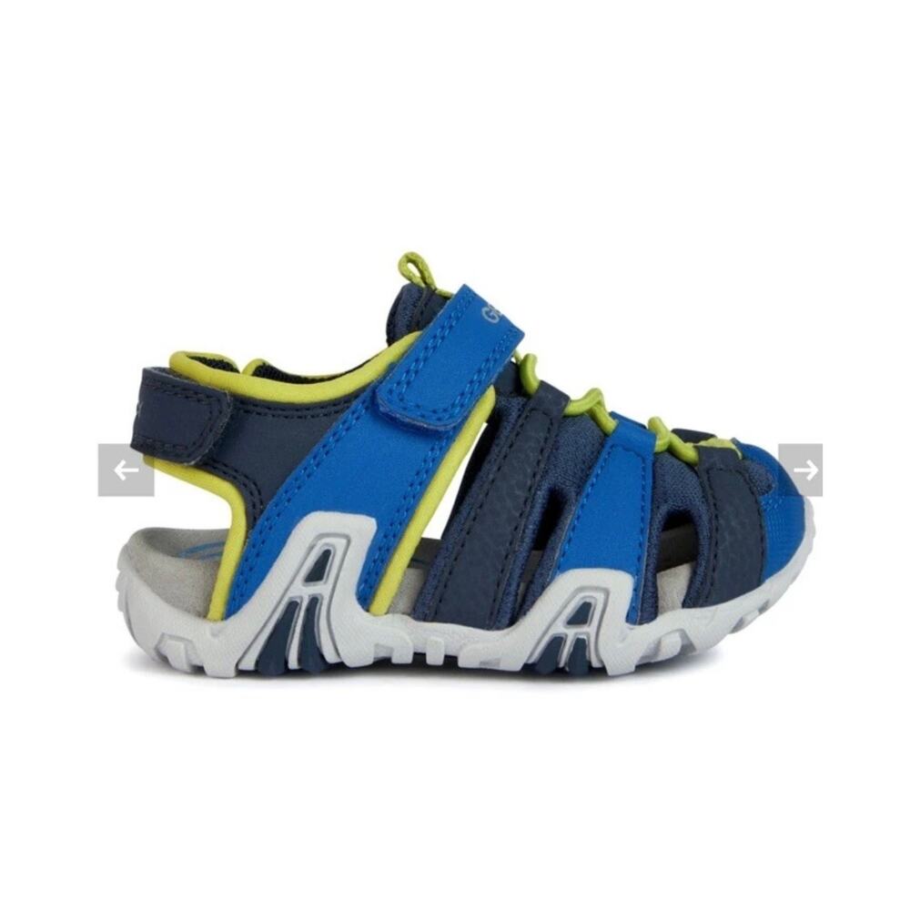 Geox Kraze Boys Toddler Kid Blue Sandals - New Without Box - Picture 2 of 5